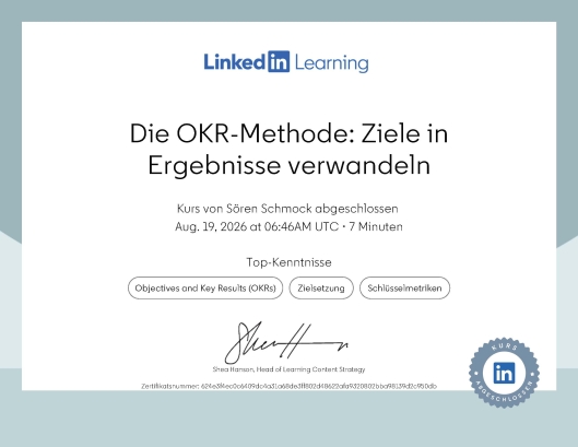 Die OKR-Methode: Ziele in Ergebnisse verwandeln